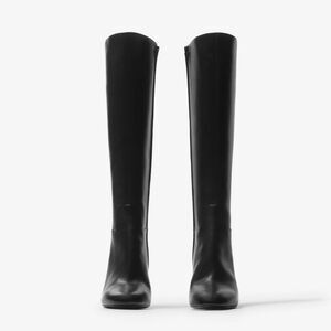 Burberry Tall Leather Boots NIB